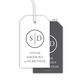 Initial Monogram Hanging Gift Tags with Organza Bags Image 10 of 10